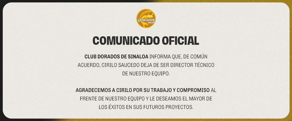COMUNICADO OFICIAL